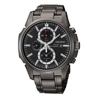 1 - Watch seiko SSC095P1 solar chronograph with ringer