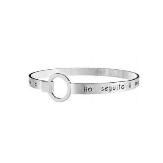 1 - Bracciale Kidult 731277 acciaio 316L con frase collezione Love