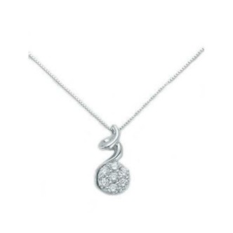 1 - Miluna necklace CLD2922 Gold 750/1000 with diamonds