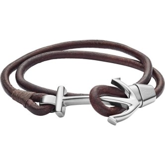 1 - Bracciale Fossil JF02882040 uomo collezione Vintage Casual