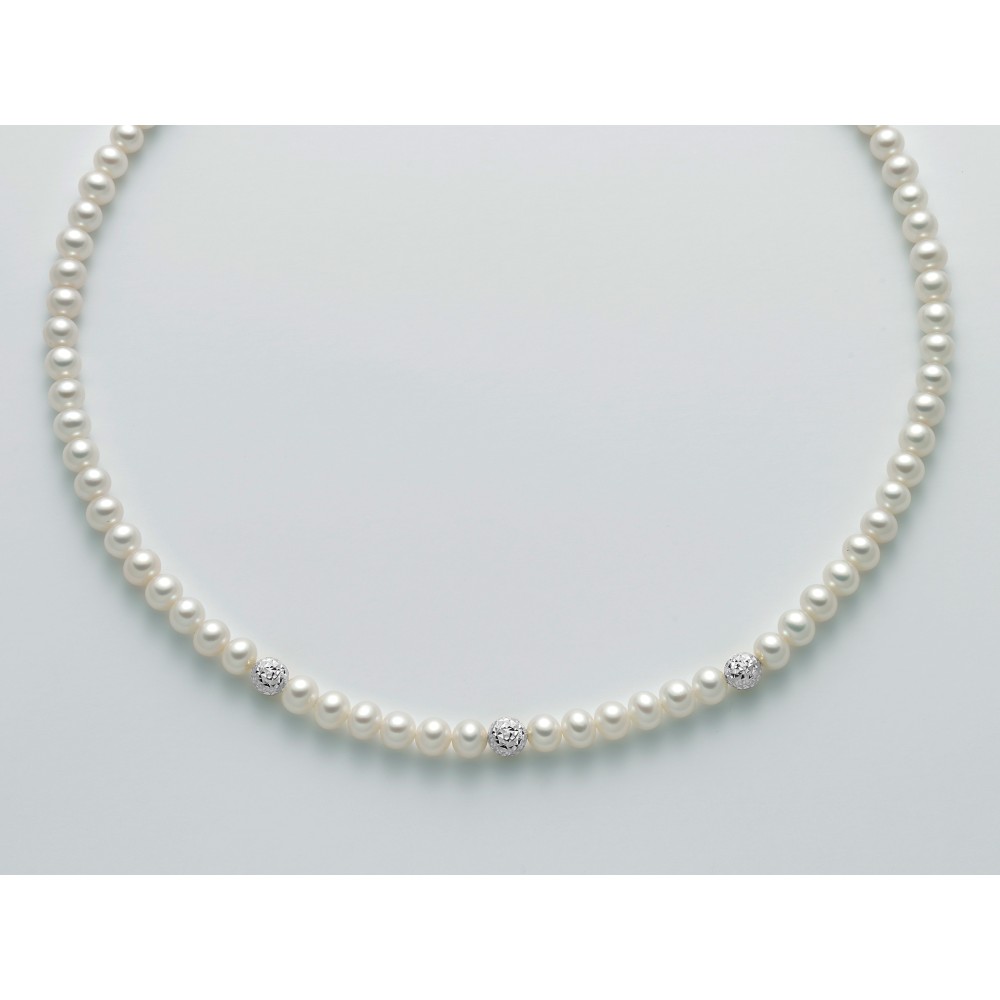 1 - Miluna necklace PCL4982B 750/1000 gold with pearls