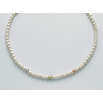 1 - Miluna necklace PCL5631 750/1000 gold with pearls