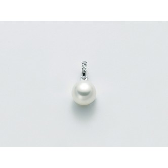 1 - Pendant Miluna PPF305 Gold 750/1000 with pearl and diamonds