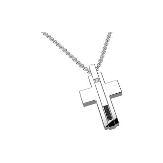 1 - Zancan man necklace EHC097 316L steel Hi Teck collection