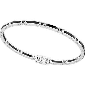 1 - Bracciale Zancan KXB045-N Argento 925 collezione Ceramik 925