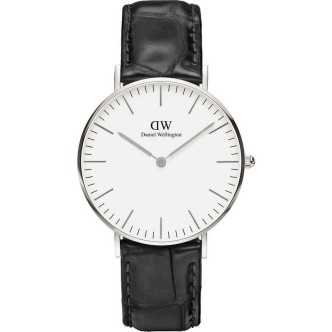 1 - Orologio Daniel Wellington solo tempo unisex analogico cinturino in pelle Classic Reading DW00100058