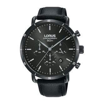 1 - Lorus men's chronograph watch RT367HX-9 steel analog