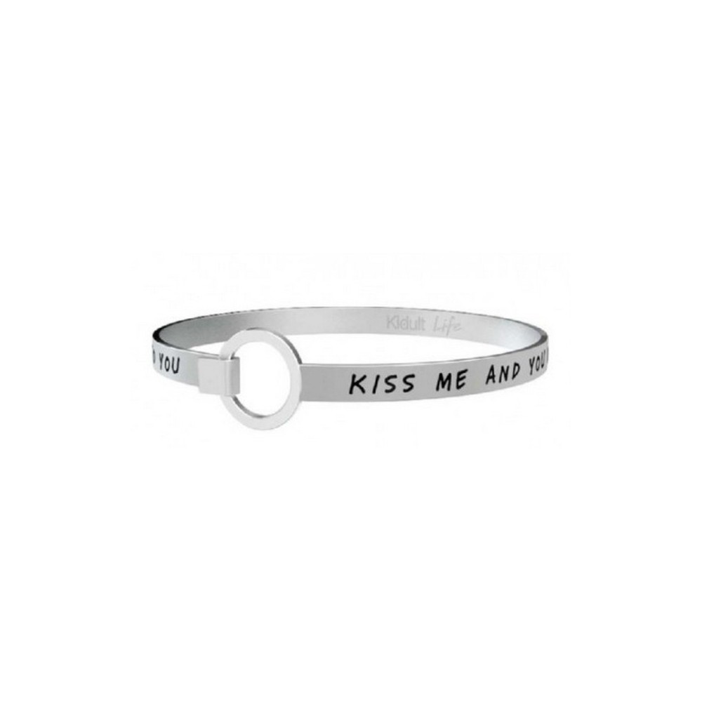 1 - Kidult 731280 316L stainless steel bracelet with love phrase Love collection