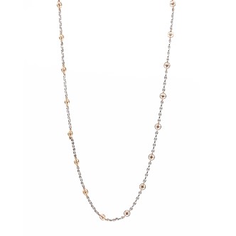 1 - Collana Zancan EC632BR in Oro Bianco 18Kt