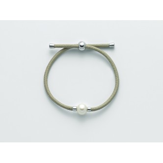 1 - Miluna bracelet PBR2723 Silver and leather Mia collection