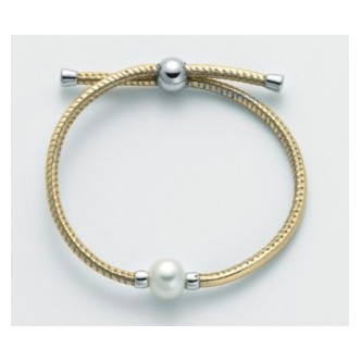 1 - Bracciale Miluna PBR2741 Argento e pelle collezione Mia