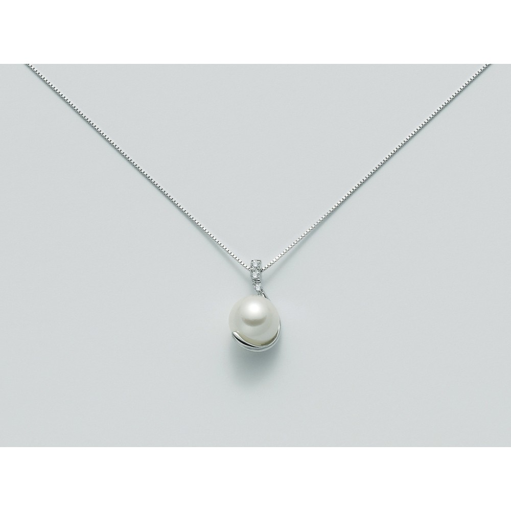 1 - Miluna PCL3329 necklace 750/1000 gold with pearls "Parure" collection