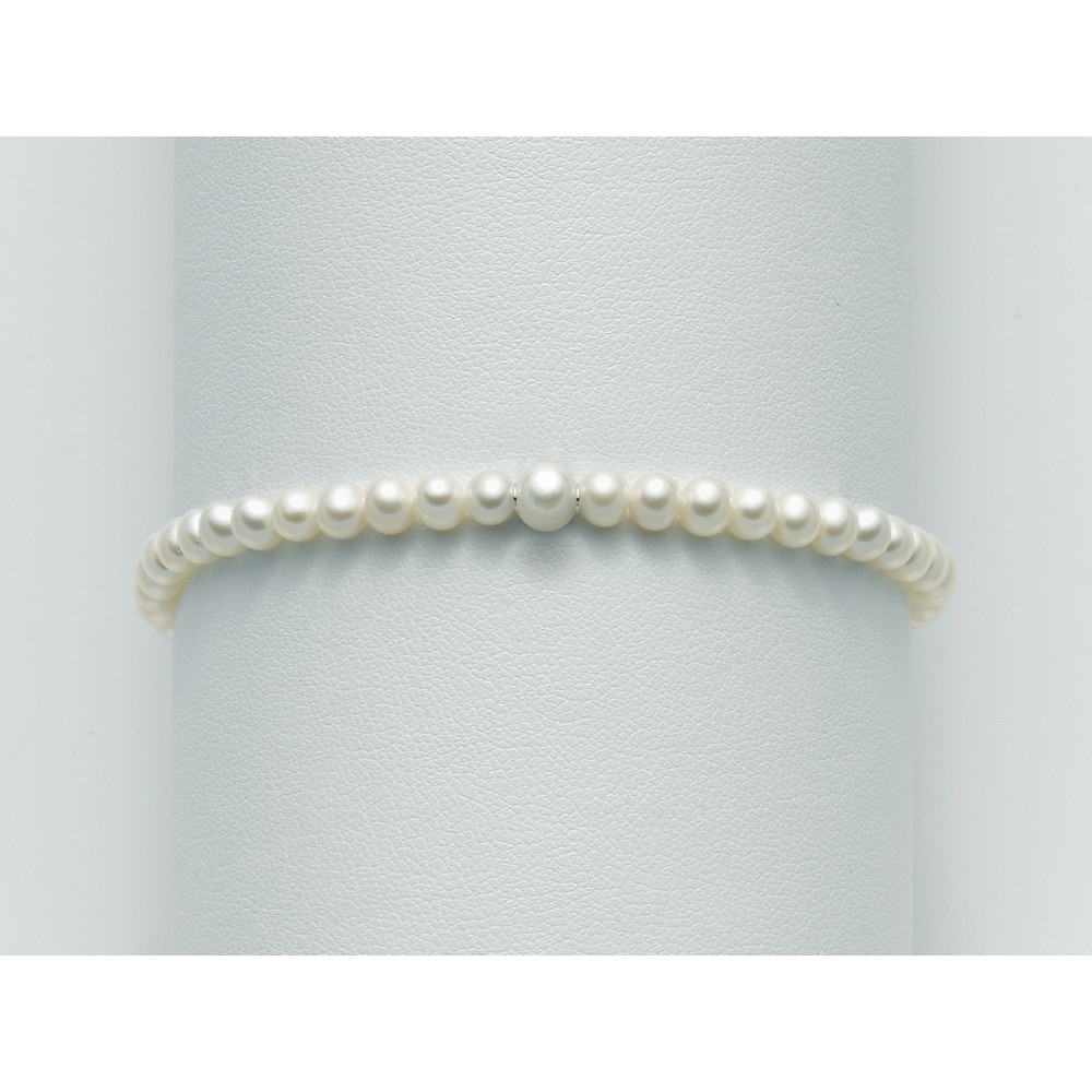 1 - Miluna bracelet PBR2673AGV 925/1000 silver with pearls "Giochi di Perle" collection