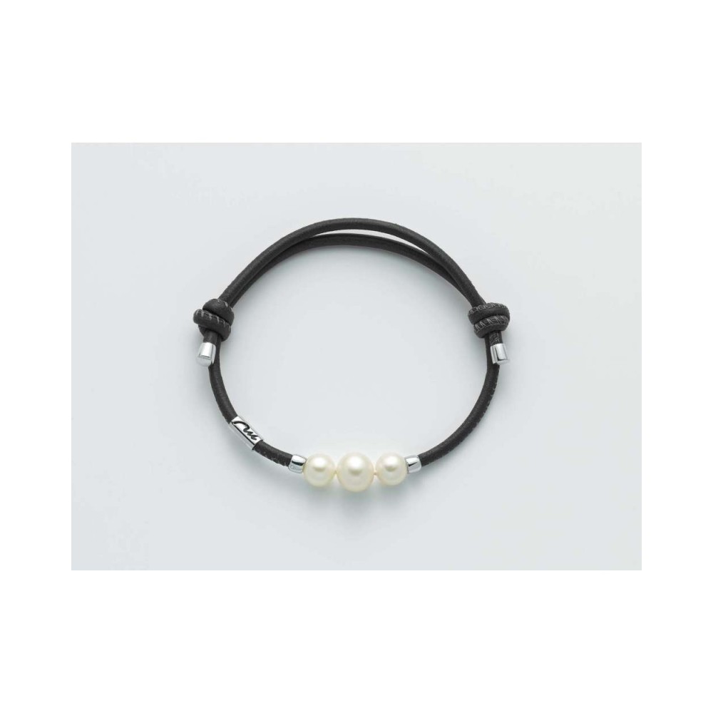 1 - Miluna bracelet PBR2726 Silver and pearls Mia collection