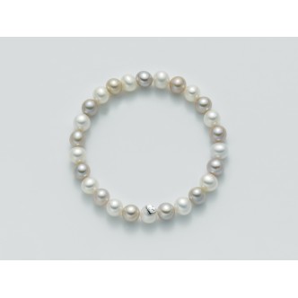 1 - Miluna bracelet PBR1670 Silver and pearls Pearls games collection