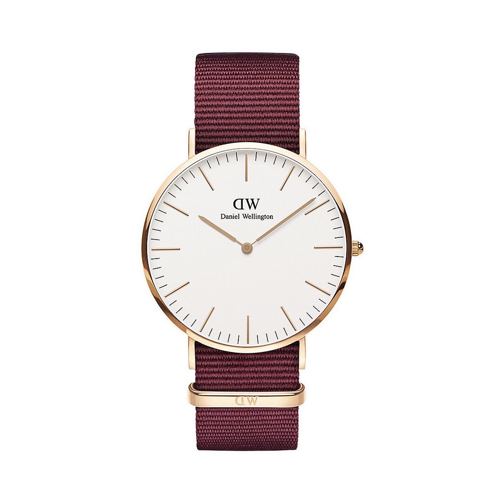 1 - Orologio Daniel Wellington solo tempo unisex analogico cinturino in tessuto Classic Roselyn DW00100267