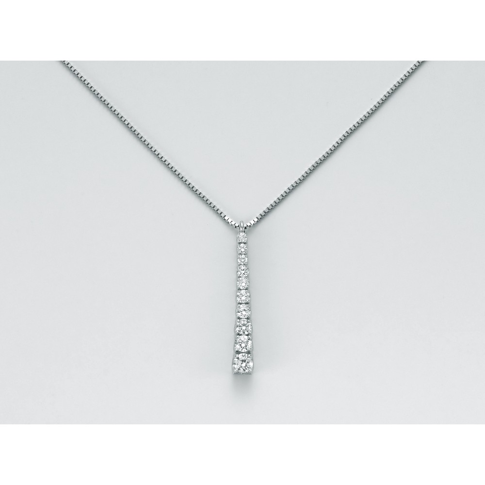 1 - Miluna necklace CLD4083 Gold 750/1000 with Premium Diamonds collection diamonds