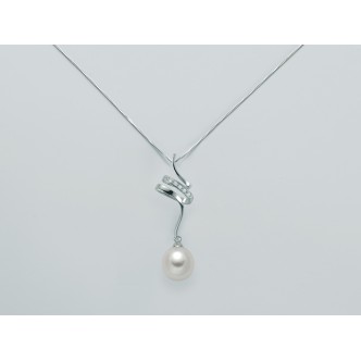 1 - Collana Miluna PC5153 con perle e diamanti