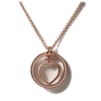 1 - Collana Tuum TECM009F0DR argento rosa con catena