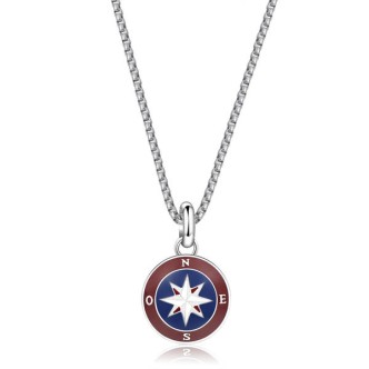 1 - Brosway BHO03 steel 316L necklace Horizon collection