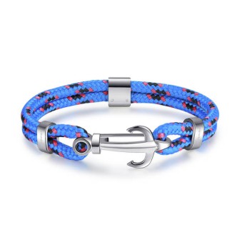 1 - Bracciale Brosway BRN28B Nylon ed acciaio collezione Marine