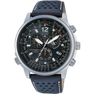 1 - Citizen AS4020-36E Chrono Pilot Steel Watch