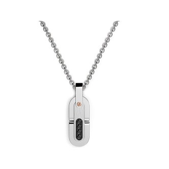 1 - Zancan EHC084 316L stainless steel necklace Hi Teck collection