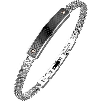 1 - Zancan EHB175 316L steel bracelet Hi Teck Elegantek collection