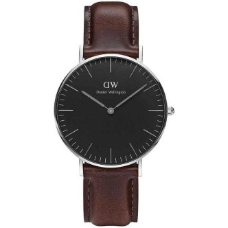 1 - Daniel Wellington watch only time unisex analog leather strap Classic Bristol DW00100143