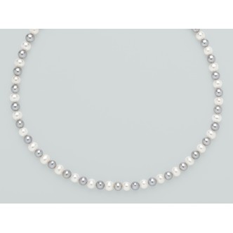 1 - Miluna necklace 1MOT455_40NLB95 750/1000 gold with pearls col. Gray 4,5 - 5