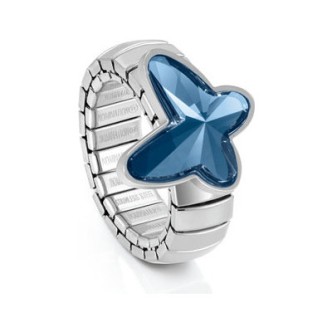 1 - Ring Nomination 021361/007 steel Butterfly collection