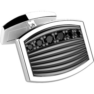 1 - Cufflinks Zancan EXG052 Silver 925 Cosmopolitan collection