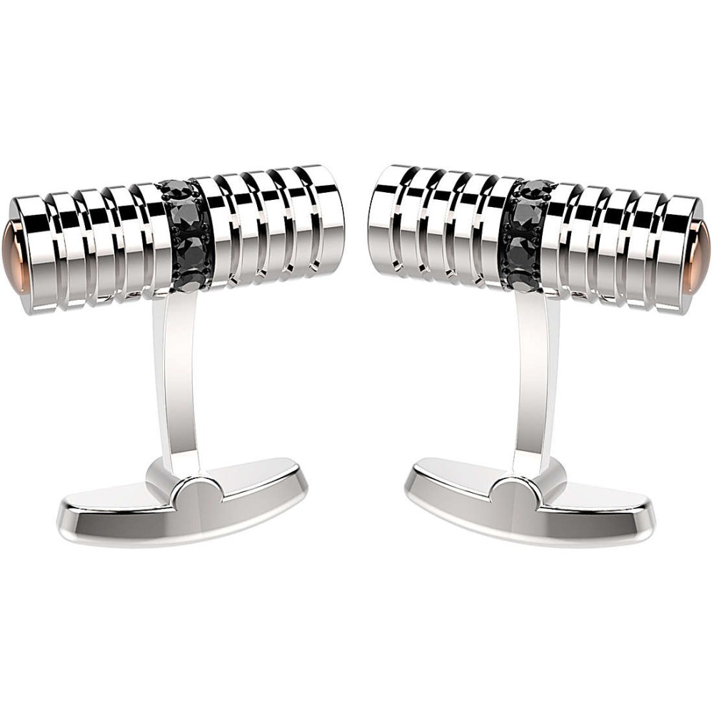 1 - Cufflinks Zancan EHG045 steel 316L Hi Teck collection