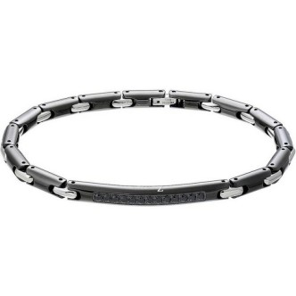 1 - Bracciale Zancan uomo EHB074 Acciaio 316L collezione Hi Teck