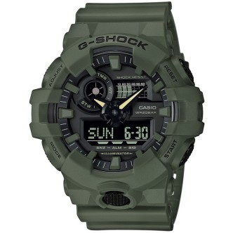 1 - Orologio Casio Multifunzione uomo digitale cinturino in resina modello G-Shock GA-700UC-3AER