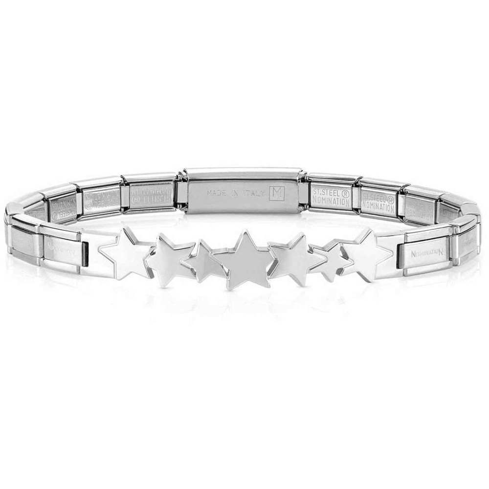 1 - Nomination bracelet 021126/003 steel woman Trendsetter collection