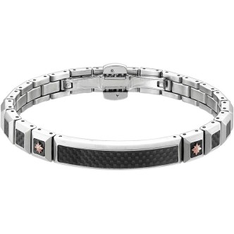 1 - Bracciale Zancan uomo EHB079 Acciaio 316L collezione Hi Teck