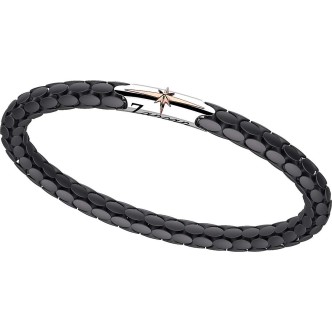 1 - Bracciale Zancan EHB188 acciaio 316L collezione Hi Teck