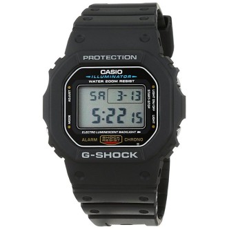 1 - Casio watch unisex digital resin strap model G-Shock DW-5600E-1VER