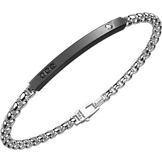 1 - Bracciale uomo Zancan EHB177 collezione Hi-Teck Elegantek