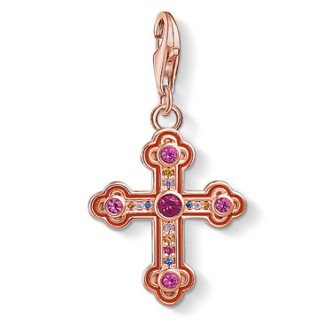 1 - Pendant Thomas Sabo Silver 925 Victorian Cross 1495-392-10