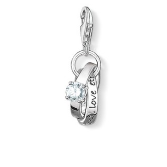 1 - Ciondolo Thomas Sabo Argento 925 0673-051-14 Fedi Nuziali