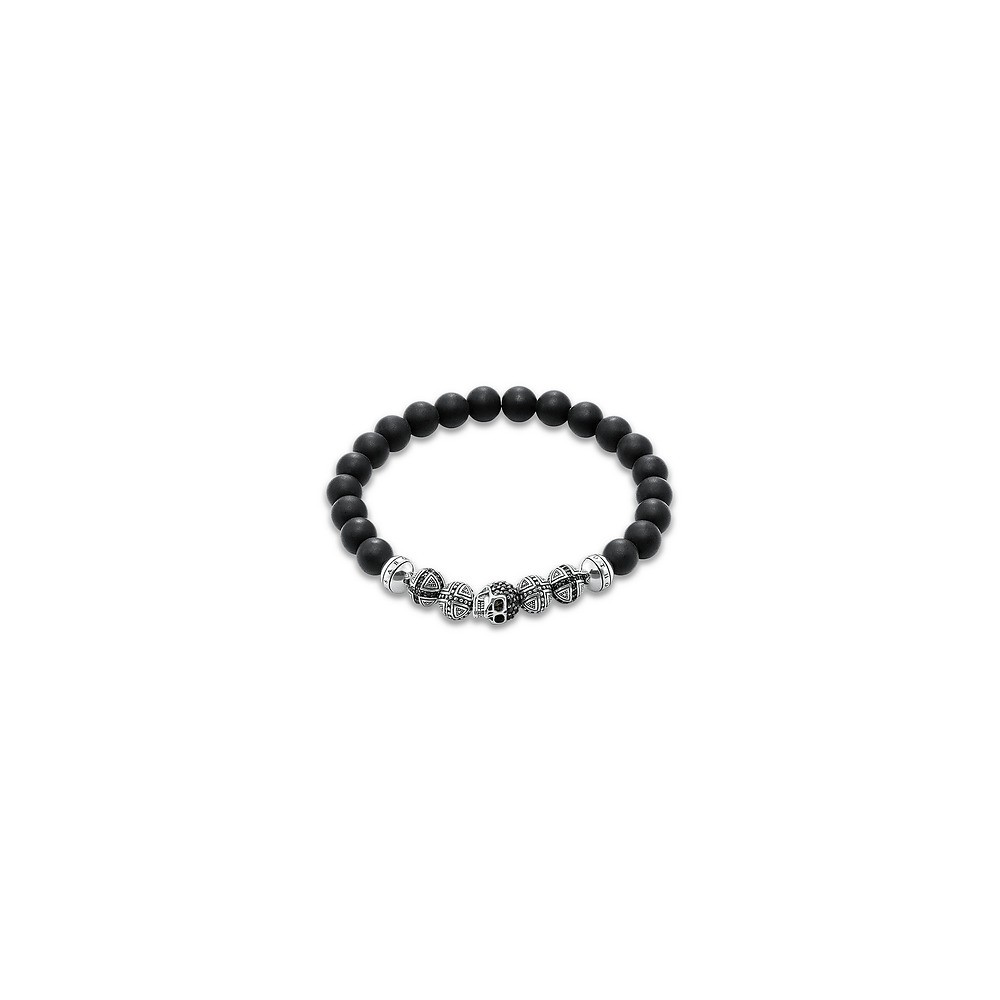 1 - Bracciale Teschio Thomas Sabo A1099-159-11-L Argento 925 Rebel at Heart