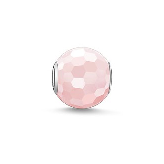 1 - Ciondolo Thomas Sabo K0005-034-9 Argento 925 Bead Rosa