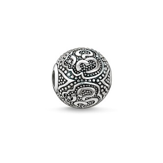 1 - Ciondolo Thomas Sabo K0042-001-12 Argento 925 Bead Om