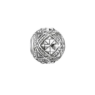 1 - Ciondolo Thomas Sabo K0078-637-12 Argento 925 Bead Studs