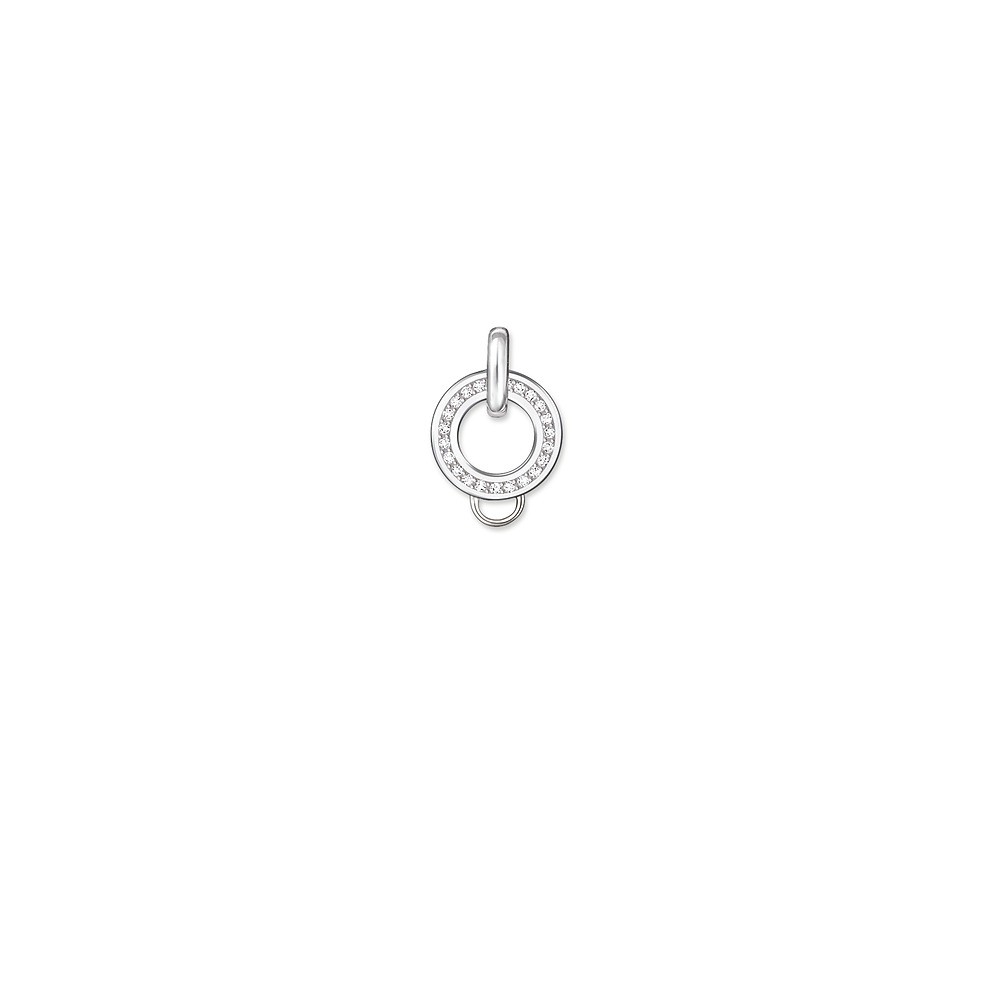 1 - Pendant Thomas Sabo X0018-051-14 Silver 925 Pavé Carrier