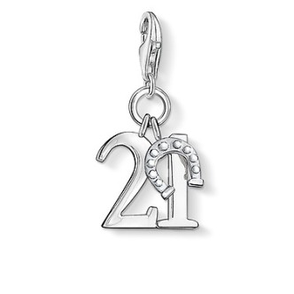 1 - Ciondolo Thomas Sabo 0460-001-12 Argento 925 Numero 21