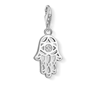 1 - Ciondolo Thomas Sabo DC0030-725-14 Argento 925 Mano di Fatima