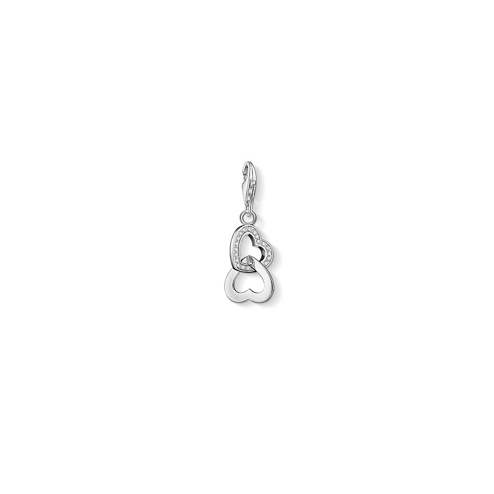 1 - Pendant Thomas Sabo 0863-051-14 Silver 925 Hearts